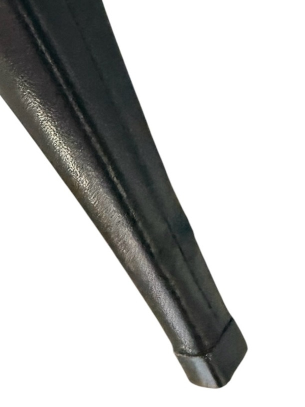 Saint Laurent Black Leather Platform T-Strap Studded Sandals Stiletto Heels! 37 - Picture 15 of 16